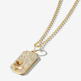 Diamond Tag Necklace