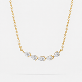Grace Five-Pear Diamond Necklace
