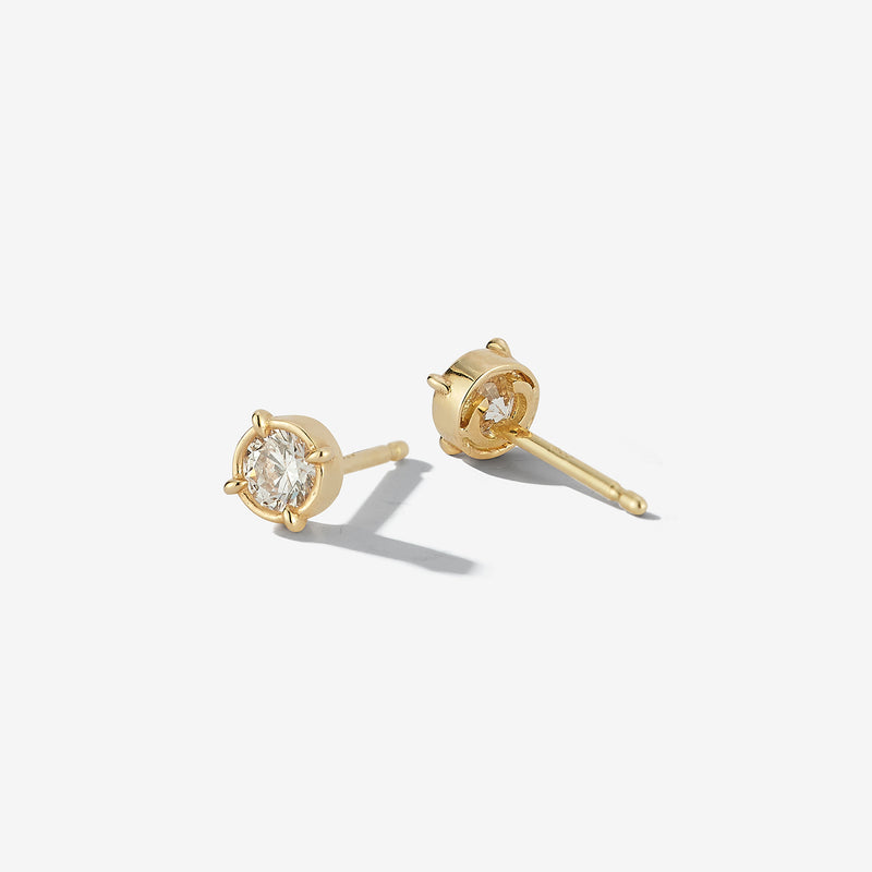 Solitaire Diamond Studs